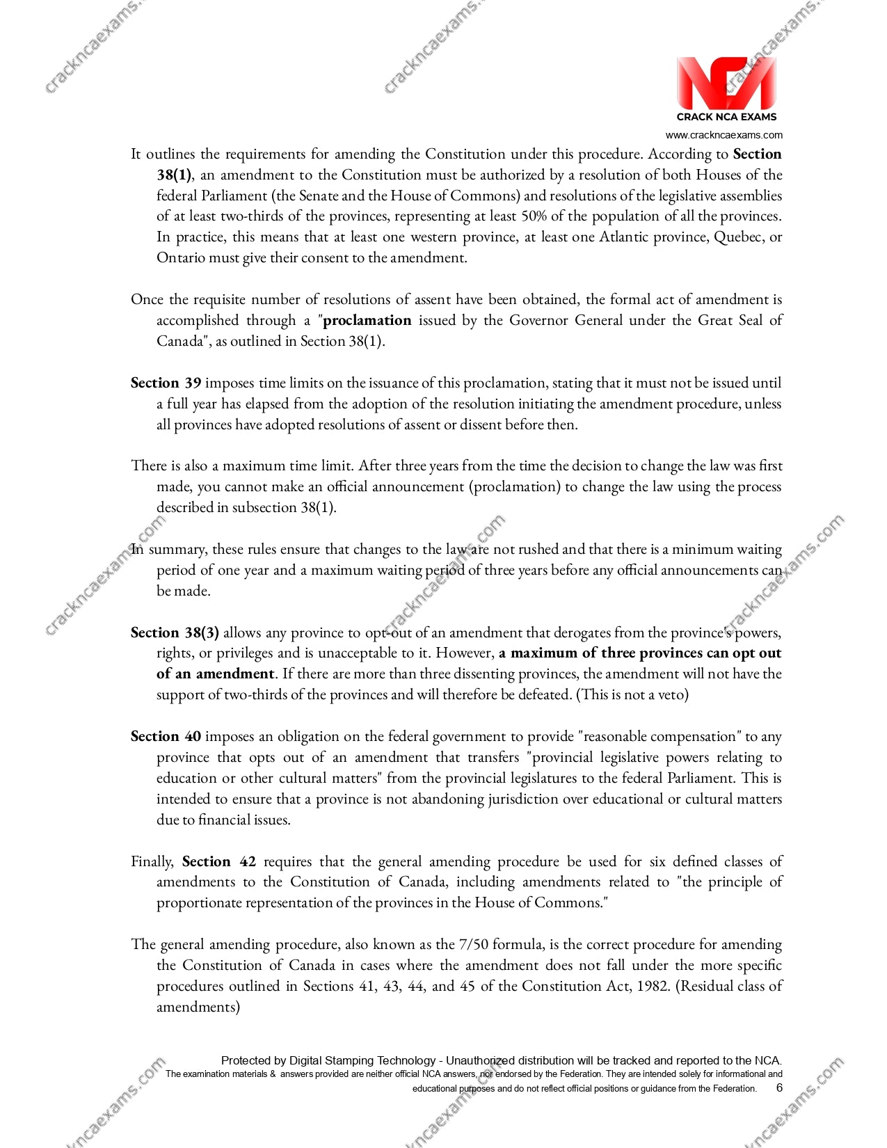 Canadian Constitutional Law (January 2023 version) UPDATED + IRACs