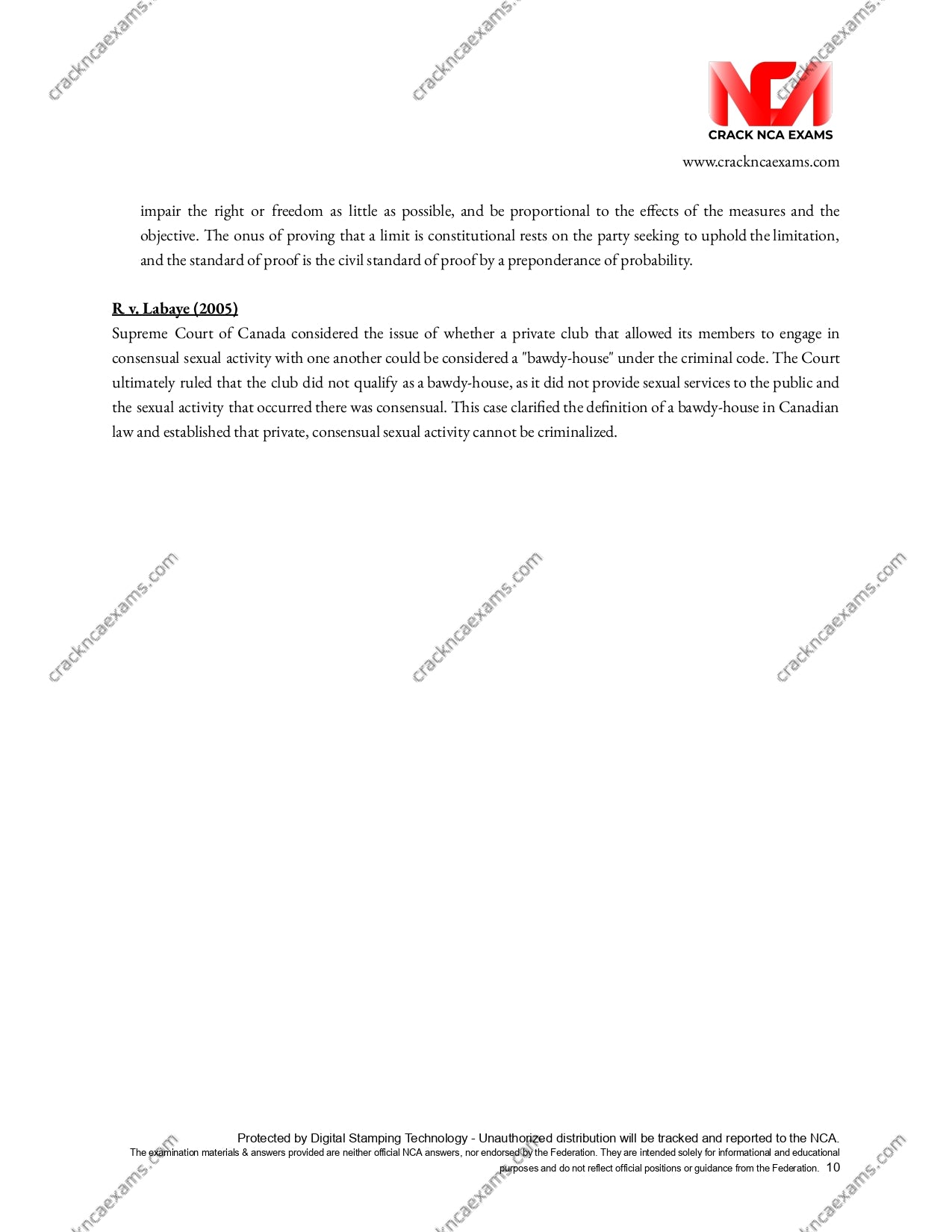 Canadian Criminal Law 2024 UPDATED + IRACs