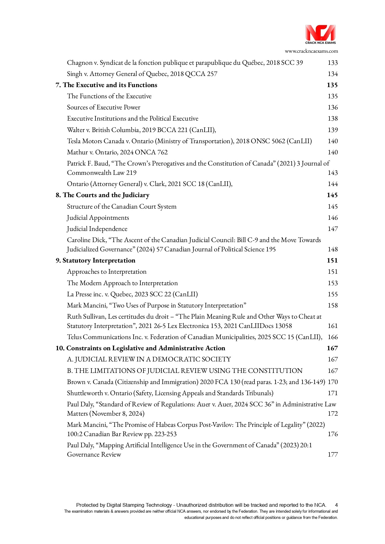 Foundations of Canadian Law (July 2025 version)