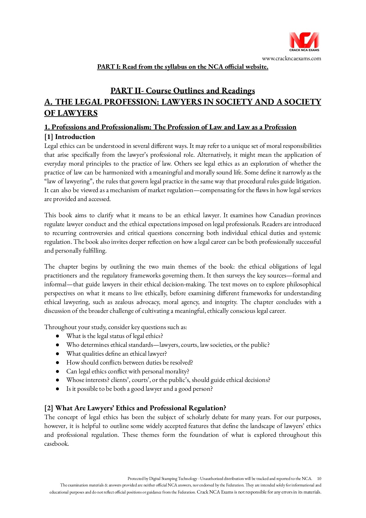 Canadian Professional Responsibility (Revised for March 2023) + IRACs