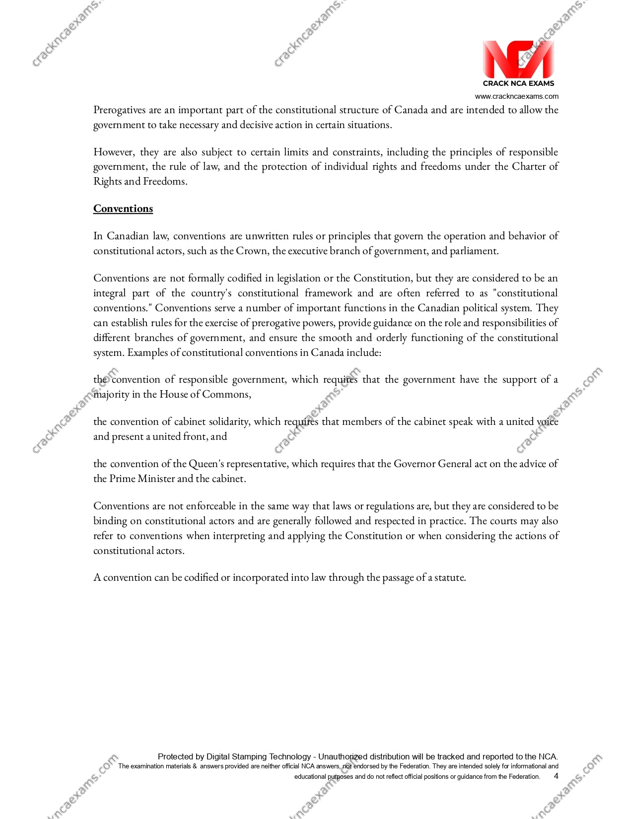 Canadian Constitutional Law (January 2023 version) UPDATED + IRACs